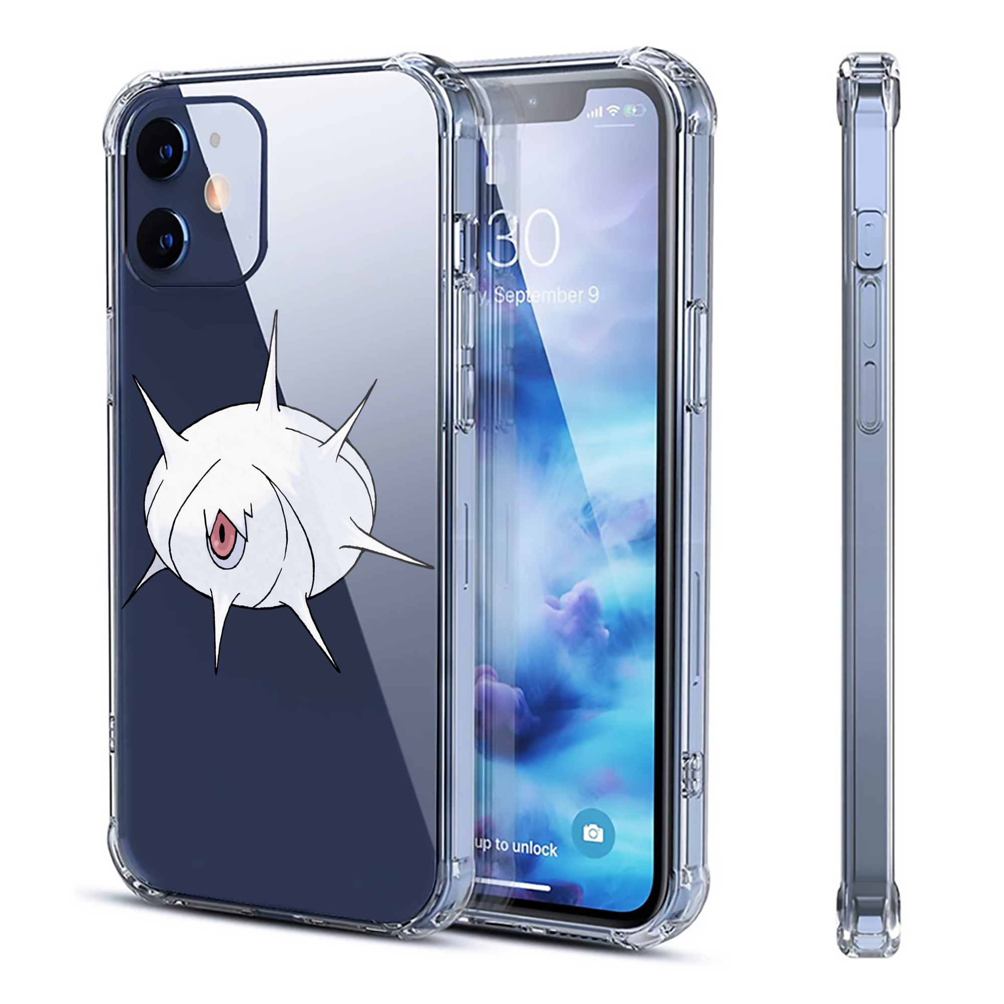 （画像用） ポケットモンスター Pokémon 【iPhone 12シリーズ対応】透明スマホケース（クリアソフトケース）